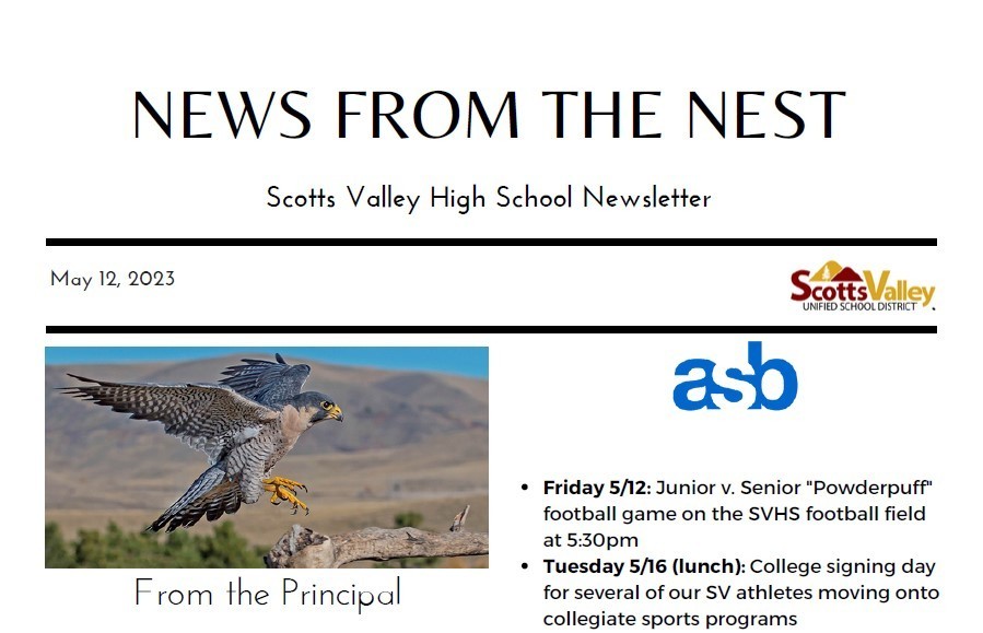 May News from the Nest