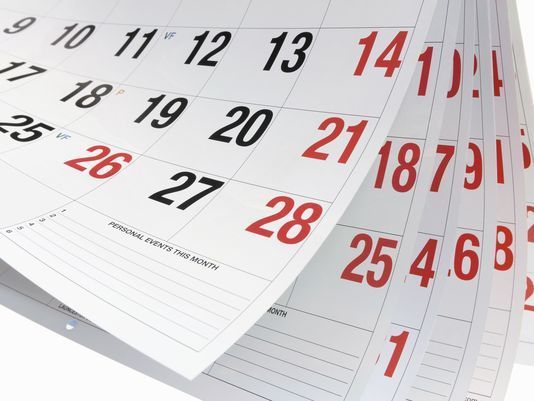 Calendar Update