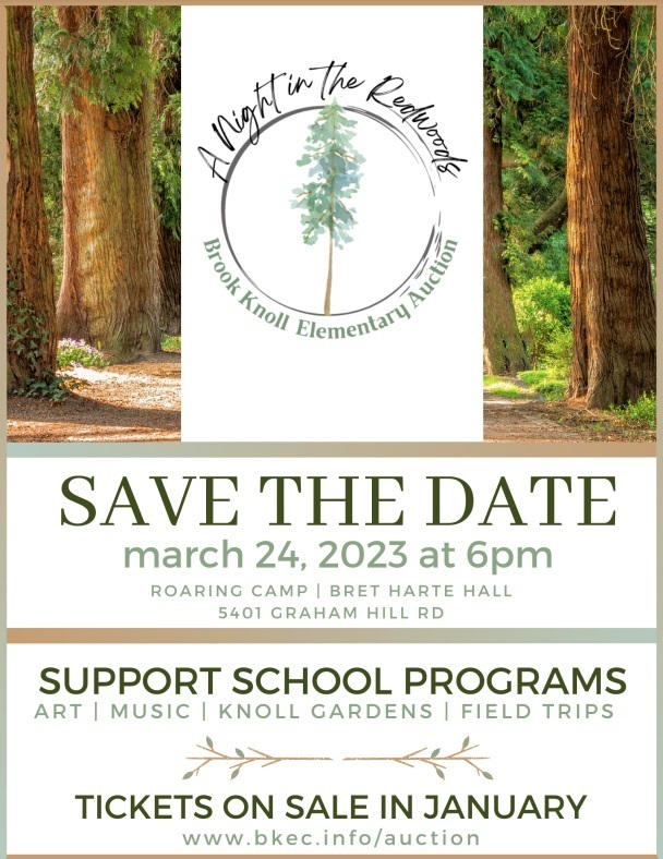 Save The Date - A Night in the Redwoods